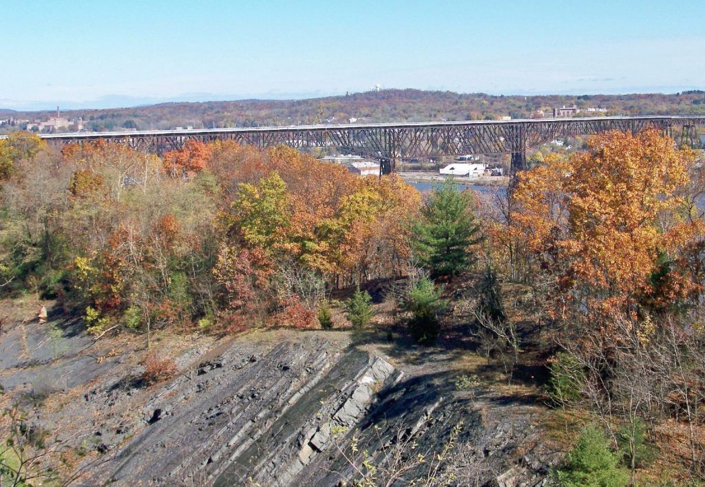 View from Franny Reese State Park in Lloyd, New York